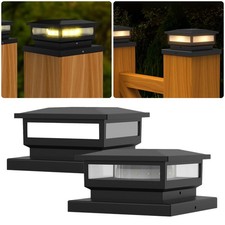 2/4/6Pc Solar Post Cap Light