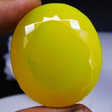 381.00 Cts Natural Yellow Fire Opal Oval Cut Welo Australian Gemstone