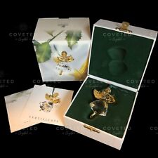 Swarovski Crystal 1998 ANGEL 219873 Christmas Ornament Mint Boxed Rare Retired