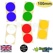4 x 100mm Coloured DOT
