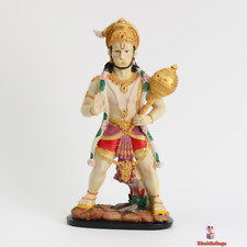 Hand-Painted Indian Hanuman