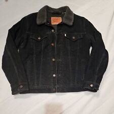 Levis Corduroy Jacket Mens Medium Sherpa Lined Trucker Western Style Type 3