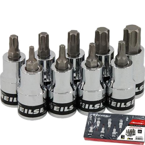 Neilsen 9pc male torx - neilsen, bit