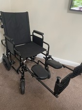 Folding Wheelchair Raised Legs
