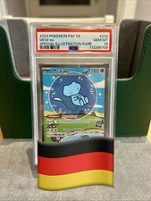 PSA 10 German Mew ex 232/091 Sv: Paldean Fates Holo