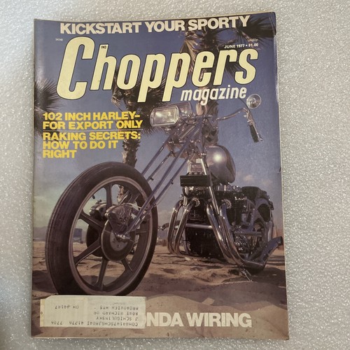 June 1977 choppers - choppers, magazine