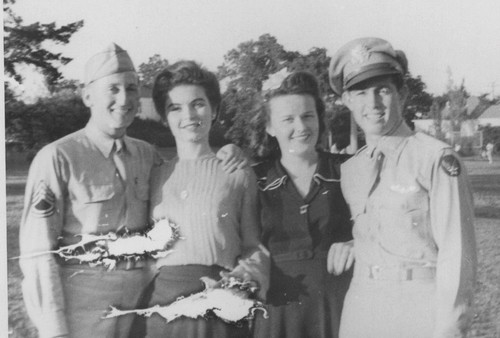 Damaged 1940s soldiers women - damaged,