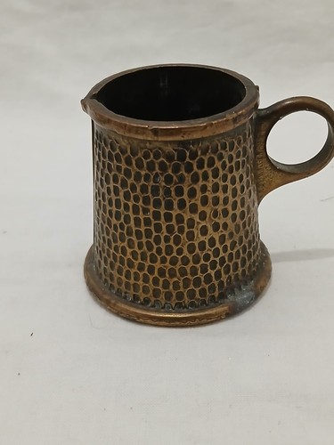 Heavy miniature brass tankard - miniature,