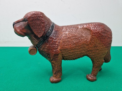 Hand carved wooden saint - wooden,
