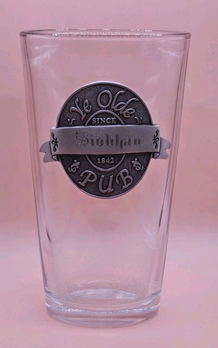 Beer pint glass with pub - pint,