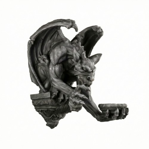 Gargoyle wall sconce medieval - sconce,