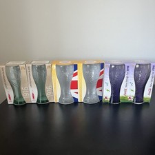 McDonald’s Coca Cola Promotion Glasses New 2012 London Olympic 2010 1916 Limited