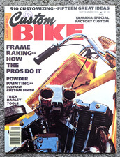 1978 SEP CUSTOM CHOPPER MOTORCYCLE MAGAZINE POSTER HARLEY TRIUMPH KAWASAKI HONDA
