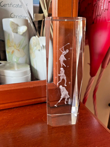 Laser etched golf - etched, player