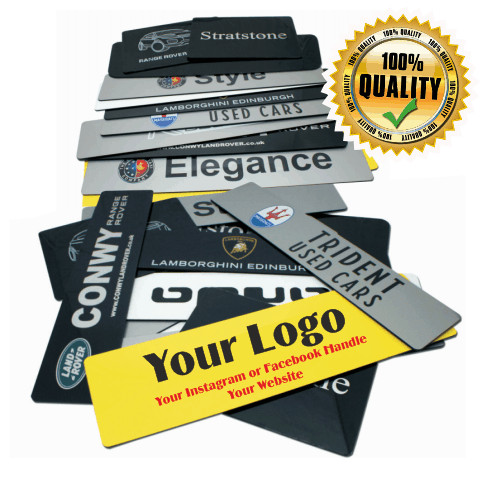 Show custom number plate cover - show,