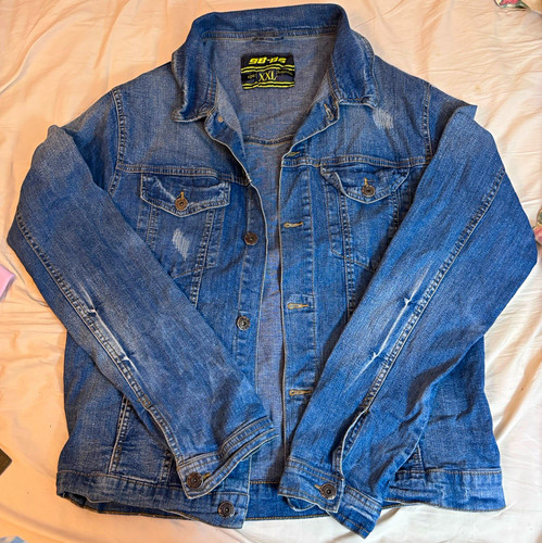 Star blue cotton - blue, denim