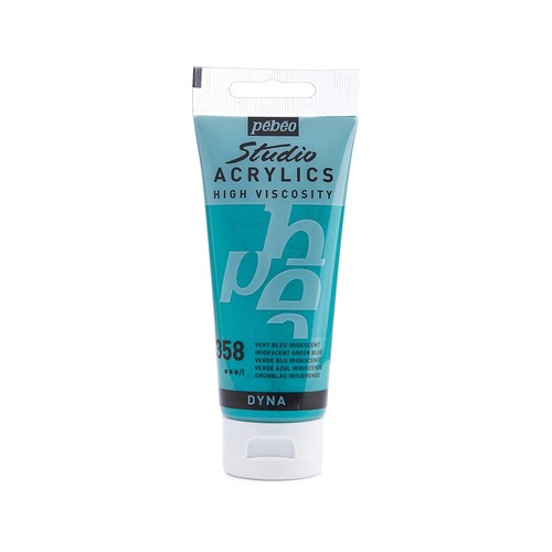 Acrylic iridescent paint - , green