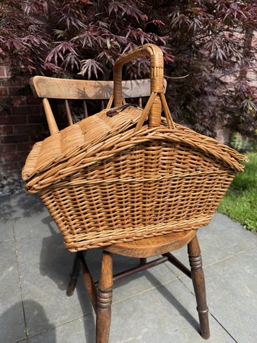 Large handmade wicker picnic - large,