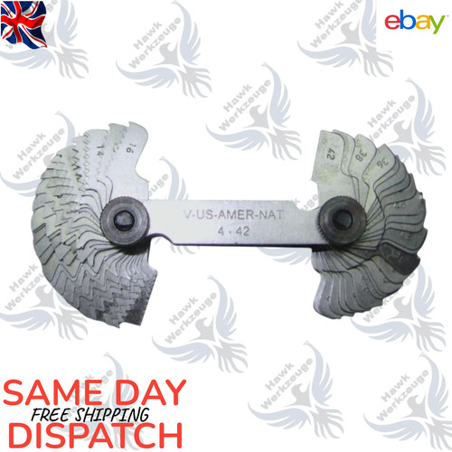 Thread pitch gauge unc - pitch, unf