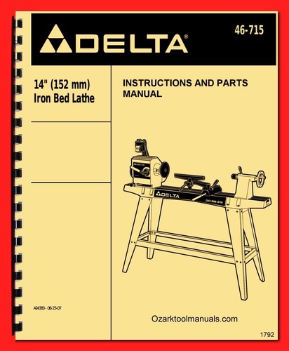Delta wood lathe 46 - wood,