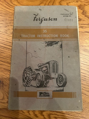 Massey ferguson operator - ferguson, 35