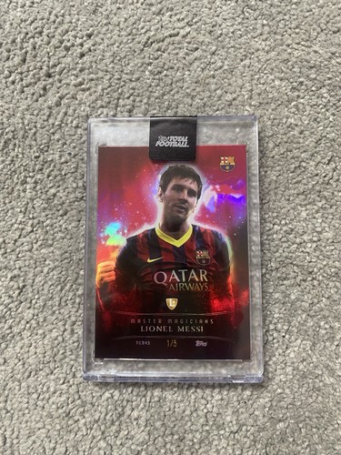 Topps lionel messi - messi, fc