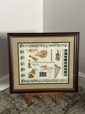 Framed Cross Stitch  Size 42x