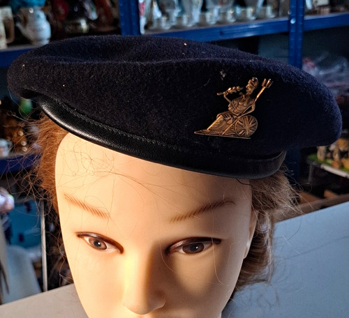 Military black beret - hat, with