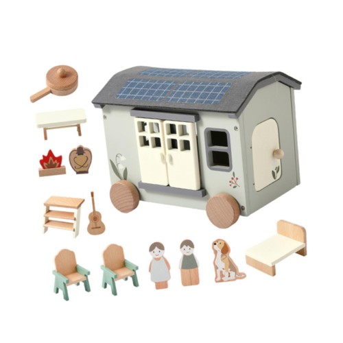 Wooden camp playset - camp,