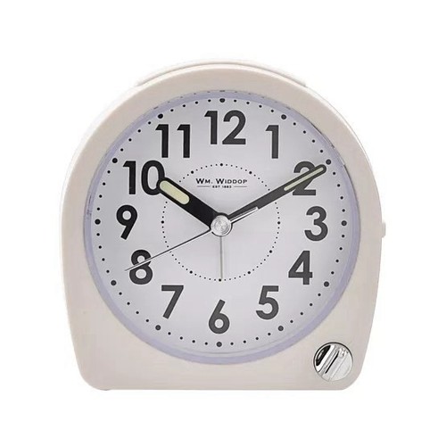 White alarm clock from - clock,