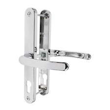 TSS UPVC Door Handle 68PZ Sprung Double Glazing Pair 68mm Set 215mm Fixing Patio