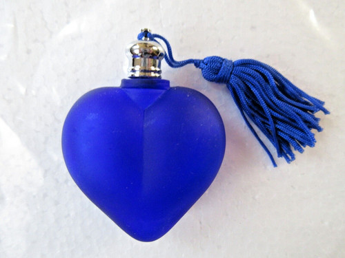Perfume bottle blue heart s - bottle,