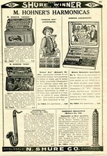 1924 Print Ad of M Hohner