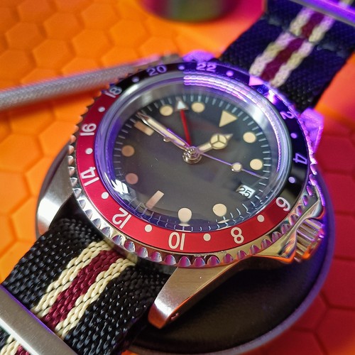 Vintage seiko mod gmt nh34 - nh34, |