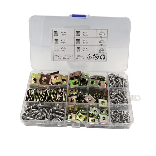 200pcs assorted spire clips - spire,