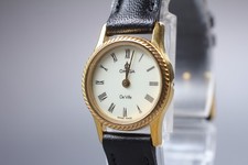 Vintage 1985 Omega De Ville Roman Dial Gold Plated Cal.1387 Ladies Watch [Exc+5]