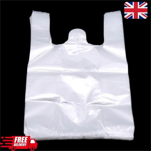 100 white plastic - 100, shopping