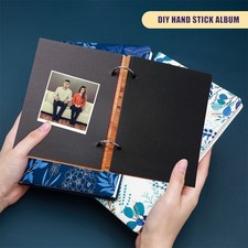 Retro Photo Album Wood Cover