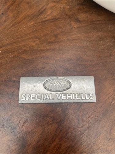 Land rover special vehicles - land,
