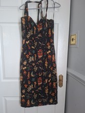 Womens Tattoo Rockabilly Dress Unknown Brand Size 8 Alternative Clothing