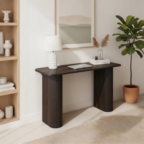 Walnut computer desk office - office, pc