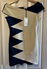 Size 10  BNWT Blue & Cream