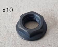 10pcs Raleigh Crank Retention Nut, Black, RMN346