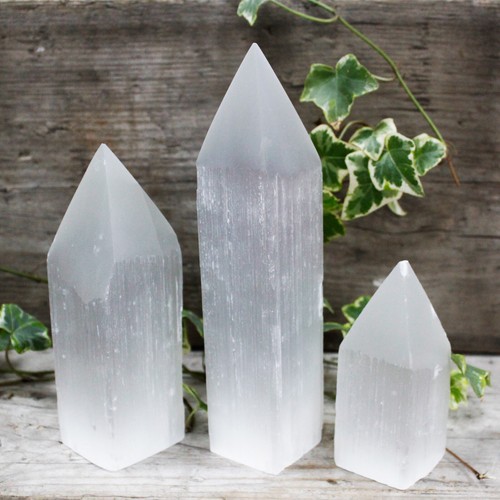Selenite healing pencil - healing,