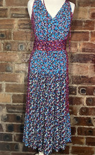 JIGSAW MULTI COLOUR FLORAL DRESS SIZE 8 NWOT RRP £195