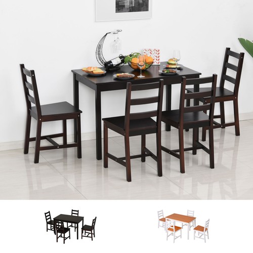 5pc dining table chairs - 5pc,