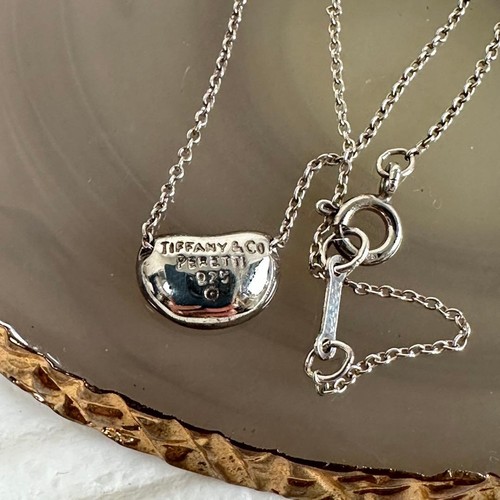 Vintage tiffany bean necklace - bean,