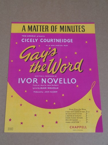 Ivor novello gay the - the, word