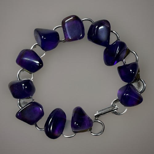 Vintage amethyst purple agate - amethyst,