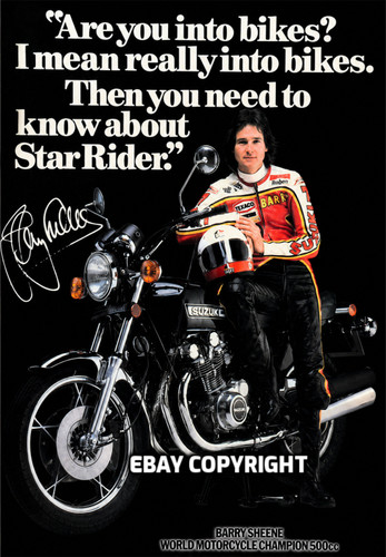 Barry sheene gs1000e suzuki - barry,